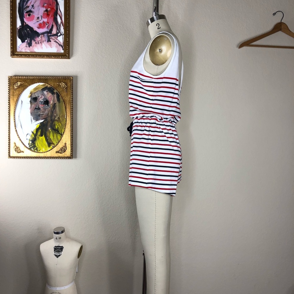 Solid & Striped The Romper Striped Drawstring - Picture 4 of 6